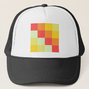Gorra De Camionero Cuadrados de color