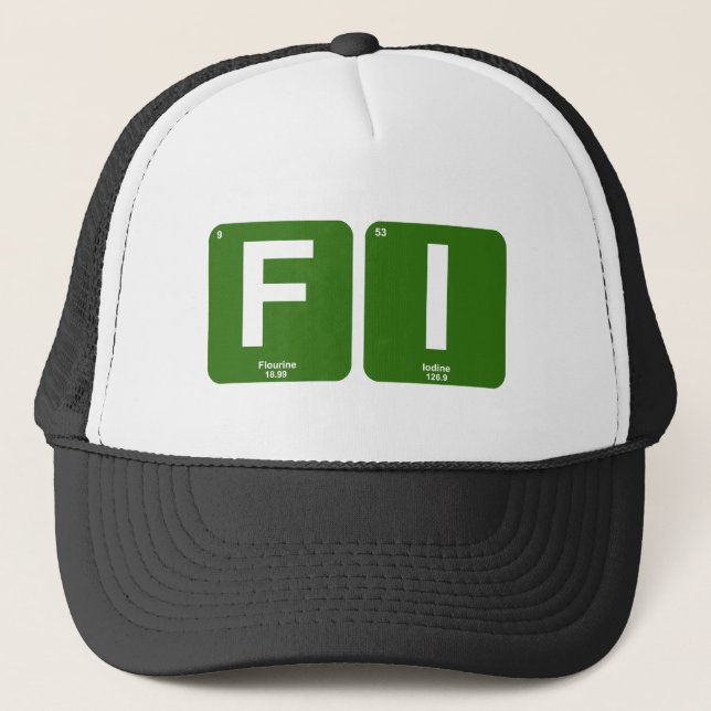 Gorra De Camionero Cuadro Periódico de Independencia Financiera (Anverso)