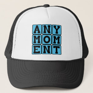 Gorra De Camionero Cualquier Momento, Anuncio de Embarazo (Niño)