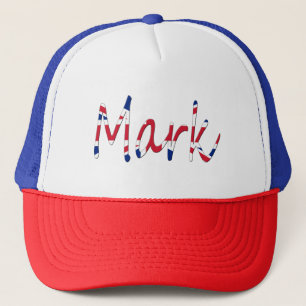 Gorra De Camionero Cualquier nombre sobrepuesto en la etiqueta Union