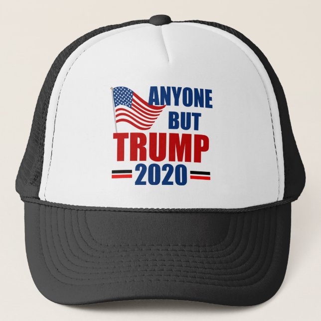 Gorra De Camionero Cualquiera menos Donald Trump 2020 (Anverso)