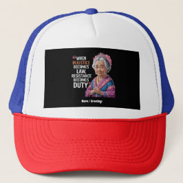 Gorra De Camionero Cuando la injusticia se convierte en deber, la res