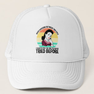 Gorra De Camionero Cuando se elige entre dos pruebas