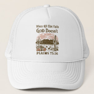 Gorra De Camionero Cuando todo lo demás falla Dios no