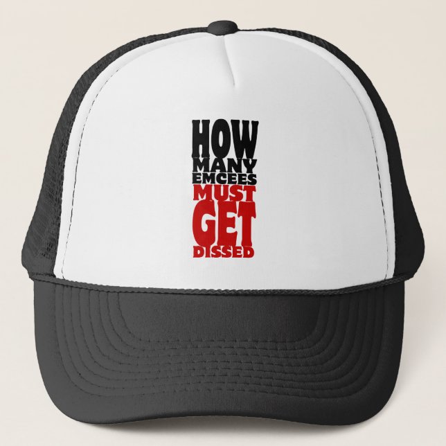 Gorra De Camionero ¿Cuántos Emceos Deben Quedar Desfasados? (Anverso)