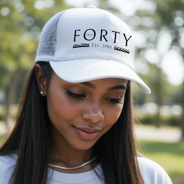 Gorra De Camionero Cuarenta años 40 cumpleaños