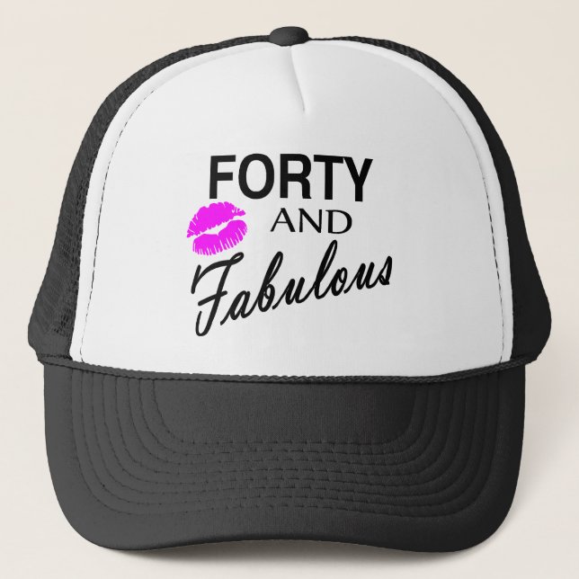 Gorra De Camionero Cuarenta y fabuloso (Anverso)