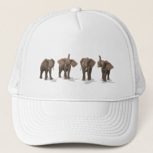 Gorra De Camionero Cuarteto de Elefantes
