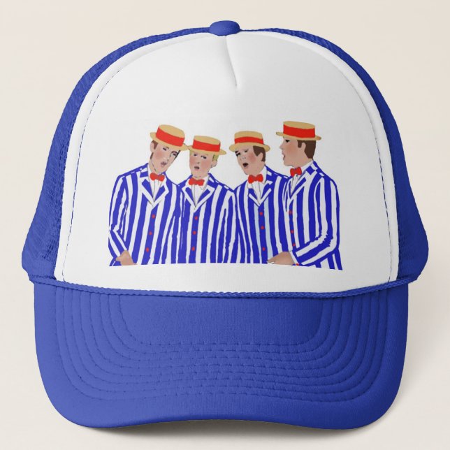 Gorra De Camionero Cuarteto de la barbería (Anverso)