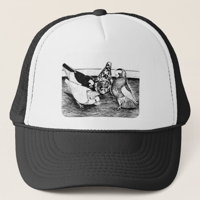 Gorra De Camionero Cuarteto de pichón de Komorner Tumbler (Anverso)
