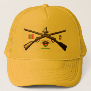 Gorra De Camionero Cuartos rifles de la cruz del regimiento de