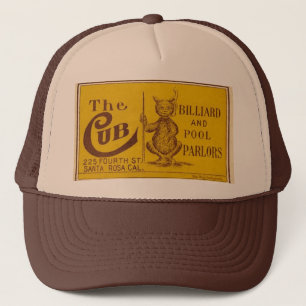 Gorra De Camionero Cub barra el casquillo