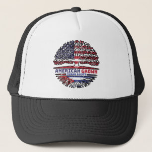 Gorra De Camionero Cuba Árbol estadounidense cubano estadounidense es