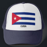 Gorra De Camionero CUBA: Bandera cubana<br><div class="desc">Bandera de Cuba gorra.   MI ARTÍCULO ORIGINAL en Zazzle.com/virginia5050*,  CUENTA DE REGALOS CUMPLEAÑOS en Zazzle.com/BirthdayGiftStore*,  ALMACENAMIENTO DE REGALOS FLORIDA en Zazzle.com/FloridaGiftStore,  AMO LA ALMACENA DE REGALOS EN EL ARCHIVO,  Y REGALOS INTERNACIONALES EN EL ARCHIVO</div>