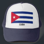 Gorra De Camionero CUBA: Bandera cubana<br><div class="desc">Bandera de Cuba gorra.   MI ARTÍCULO ORIGINAL en Zazzle.com/virginia5050*,  CUENTA DE REGALOS CUMPLEAÑOS en Zazzle.com/BirthdayGiftStore*,  ALMACENAMIENTO DE REGALOS FLORIDA en Zazzle.com/FloridaGiftStore,  AMO LA ALMACENA DE REGALOS EN EL ARCHIVO,  Y REGALOS INTERNACIONALES EN EL ARCHIVO</div>