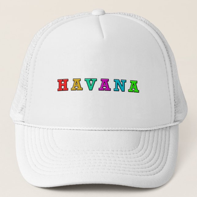 Gorra De Camionero Cuba de La Habana (Anverso)