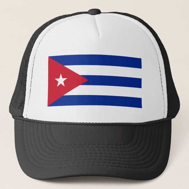 Gorra De Camionero Cuba Flag (Anverso)