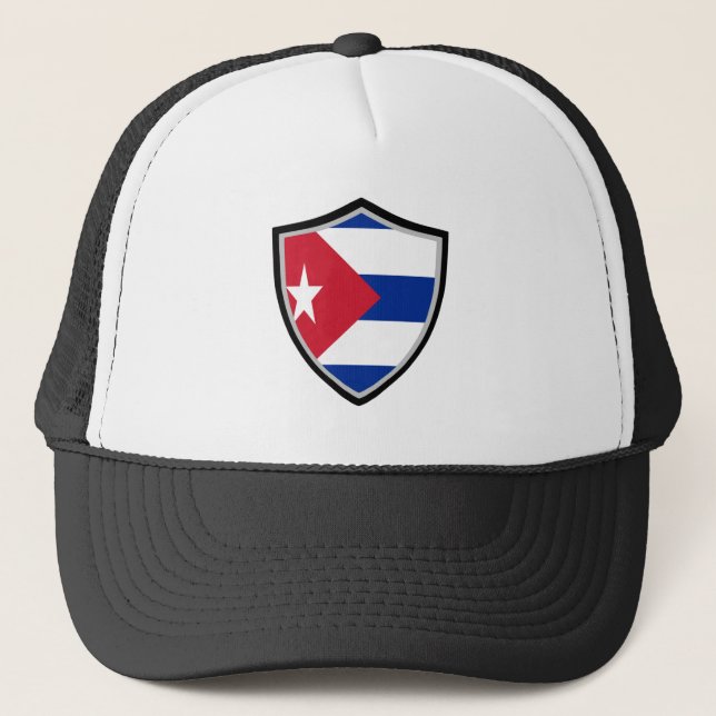 Gorra De Camionero Cuban flag trucker hat (Anverso)