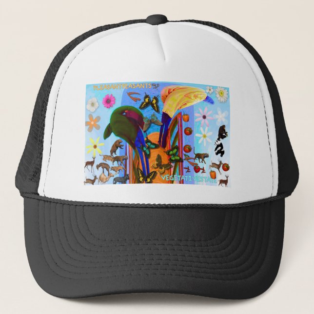 GORRA DE CAMIONERO CUBIERTA AGRADABLE DEL ÁLBUM DE LOS CAMPESINOS (Anverso)