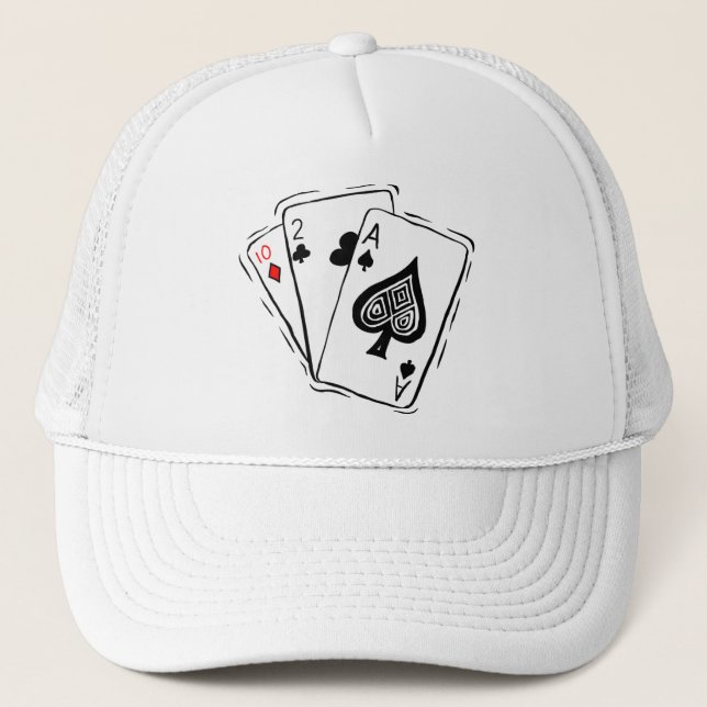 Gorra De Camionero Cubierta para tarjetas de Las Vegas (Anverso)