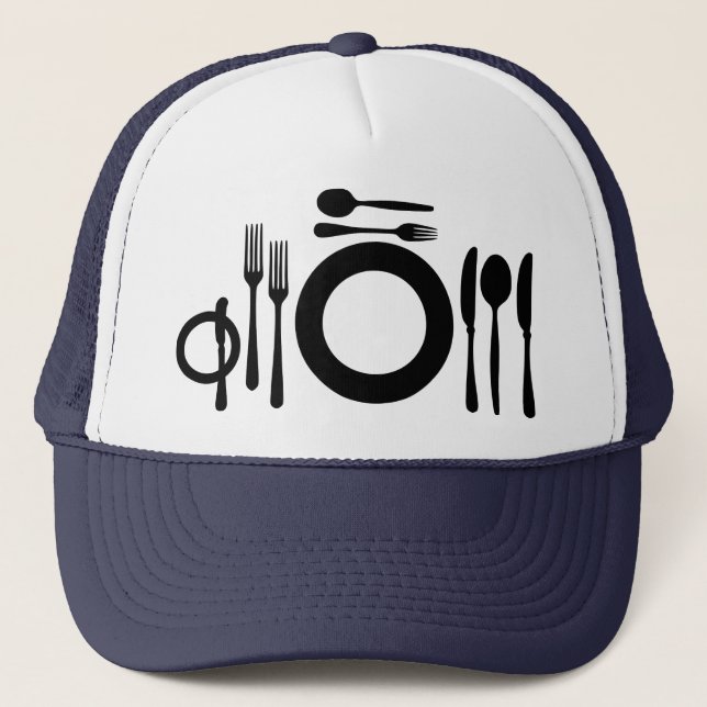 Gorra De Camionero Cubiertos (Anverso)