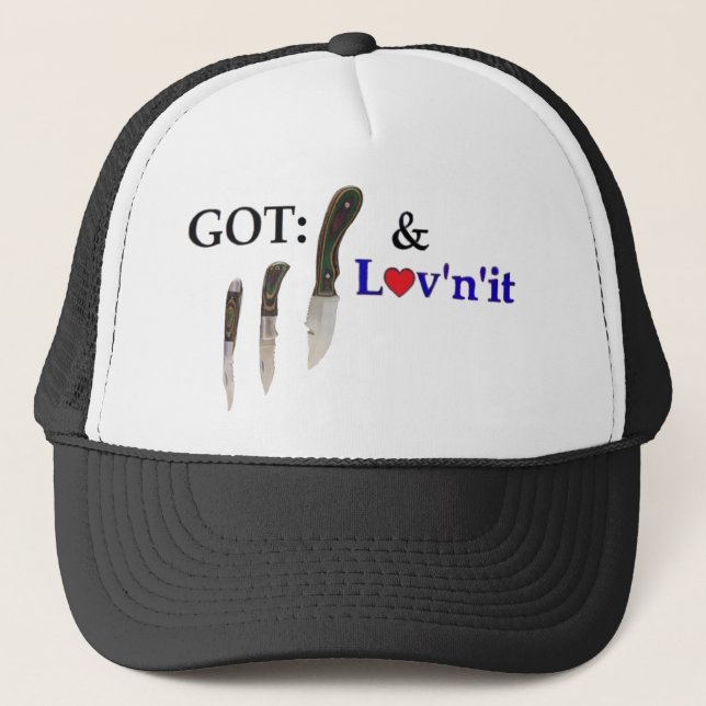 Gorra De Camionero Cuchillos CONSEGUIDOS (Anverso)