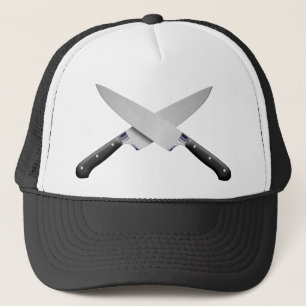 Gorra De Camionero cuchillos de chef para cruzar