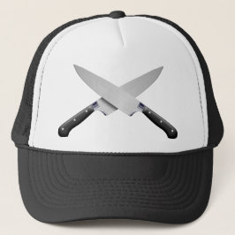 Gorra De Camionero cuchillos de cocineros cruzados