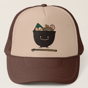 Gorra De Camionero Cuenco feliz de los Ramen