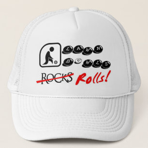 Gorra De Camionero ¡Cuencos del césped, rocas, Rolls!