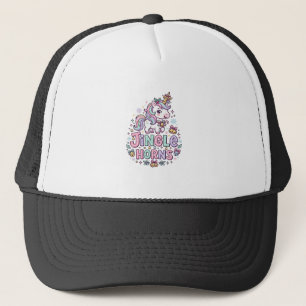 Gorra De Camionero Cuerno de Cascabel de Unicornio Ropa Encantadora G