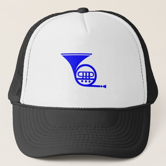 Gorra De Camionero Cuerno francés - Azul (Anverso)