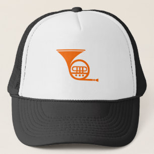Gorra De Camionero Cuerno Francés - Naranja