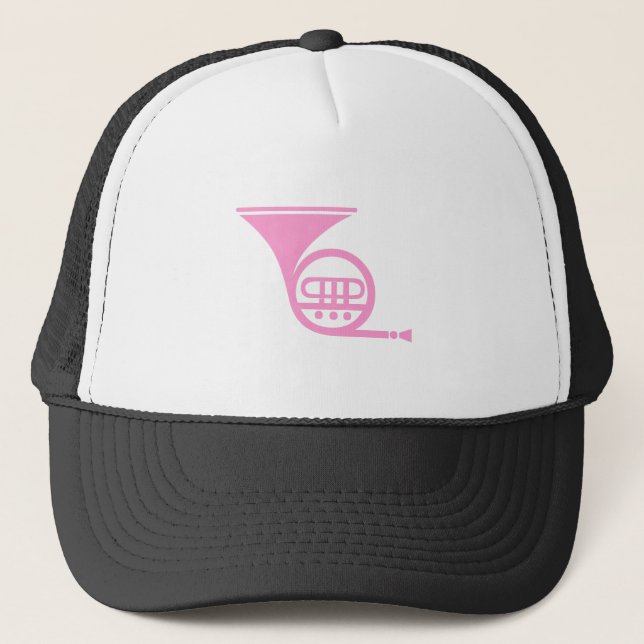 Gorra De Camionero Cuerno Francés - Rosa (Anverso)