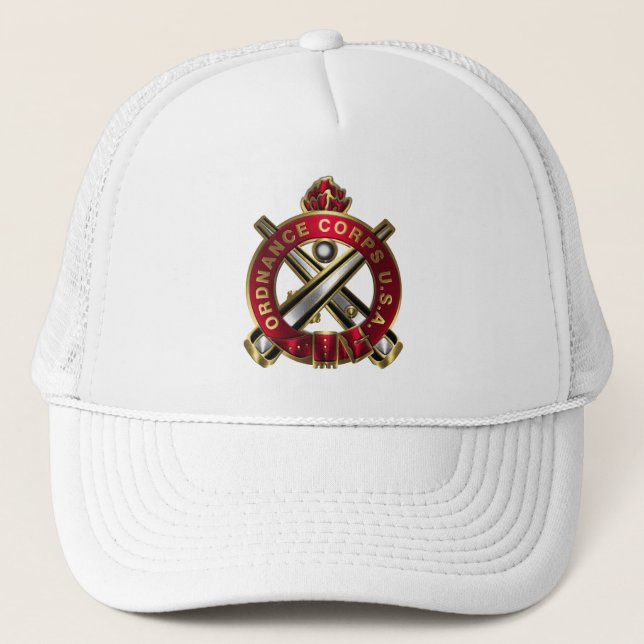 Gorra De Camionero Cuerpo de Material Bélico (Anverso)