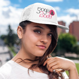 Gorra De Camionero Cuerpo de yoga con gráfico de yoga pose