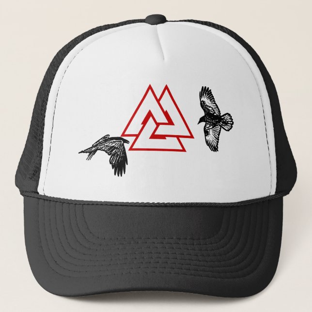 Gorra De Camionero Cuervo de Óðinn (Anverso)