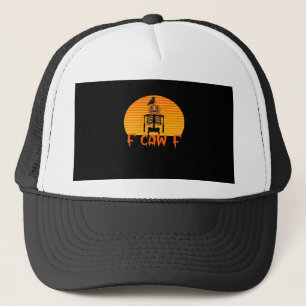 Gorra De Camionero Cuervo F-Caw-F Clásico Estético Casual