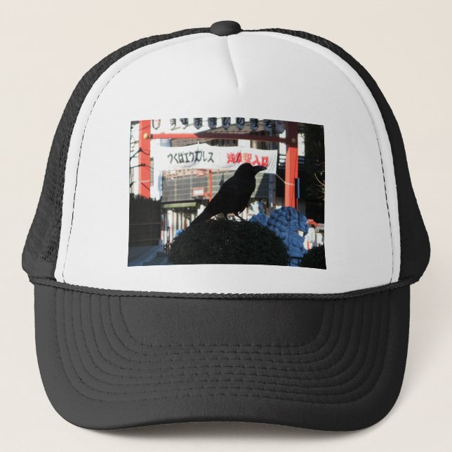 Gorra De Camionero Cuervo japonés (Anverso)