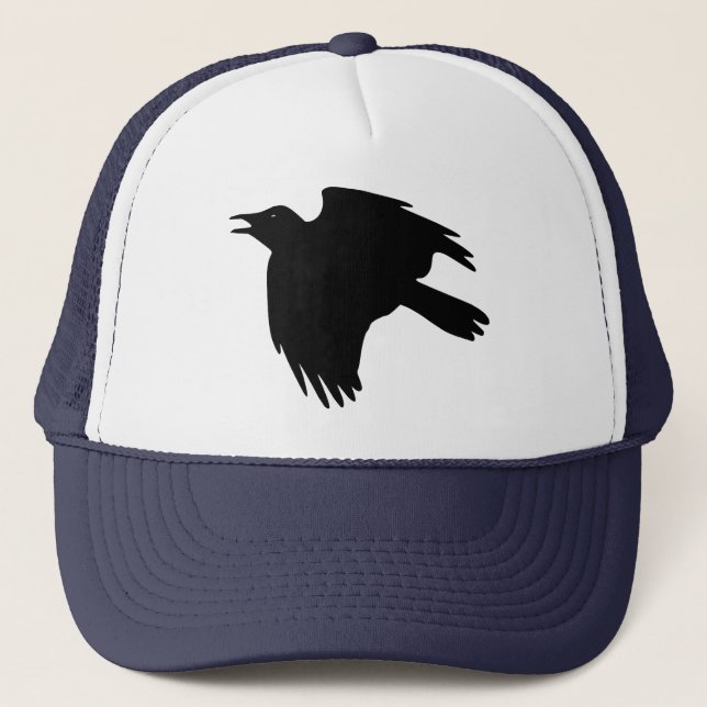 Gorra De Camionero Cuervo loco (Anverso)
