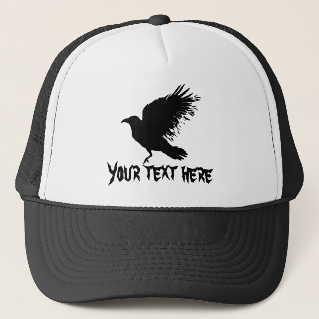 Gorra De Camionero Cuervo - negro (Anverso)