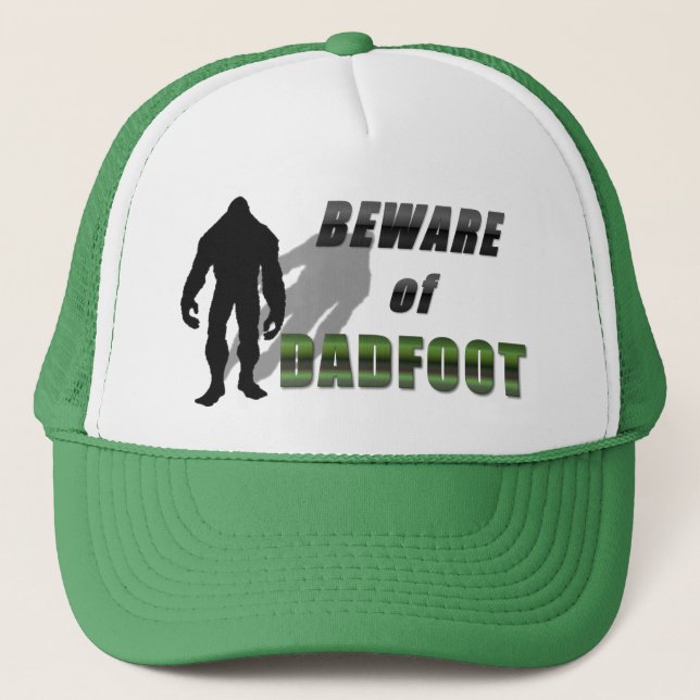 Gorra De Camionero Cuidado con DADFOOT (Anverso)