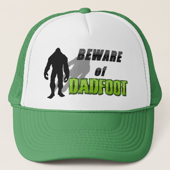 Gorra De Camionero Cuidado con DADFOOT (Anverso)