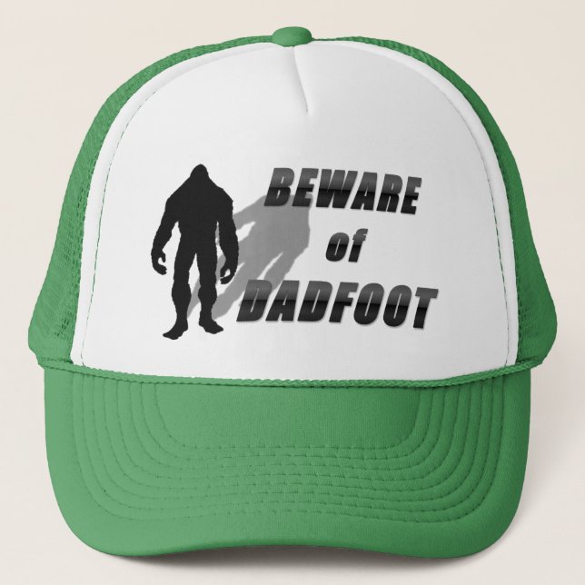 Gorra De Camionero Cuidado con DADFOOT (Anverso)