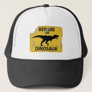 Gorra De Camionero Cuidado con los dinosaurios (dañados)
