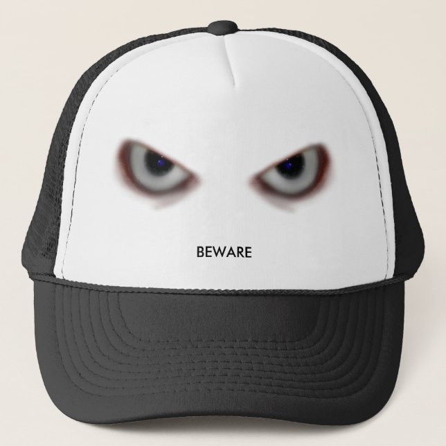 GORRA DE CAMIONERO CUIDADO CON LOS MALOS OJOS (Anverso)