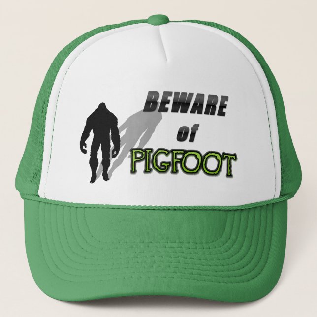 Gorra De Camionero Cuidado con PIGFOOT (Anverso)