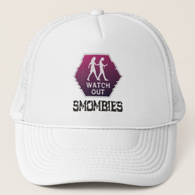 Gorra De Camionero Cuidado con Smombies (Anverso)