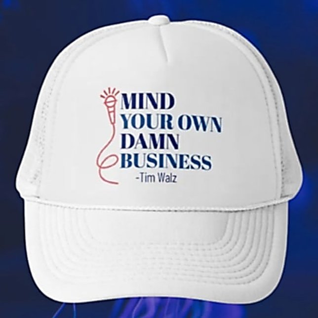 Gorra De Camionero Cuidado con su negocio (Subido por el creador)