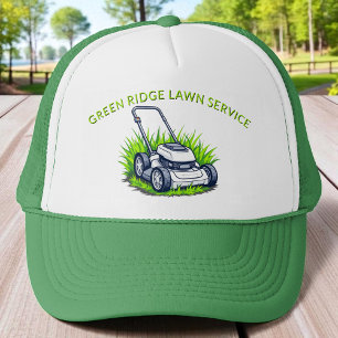 Gorra De Camionero Cuidado y Servicio Profesional de Césped Verde